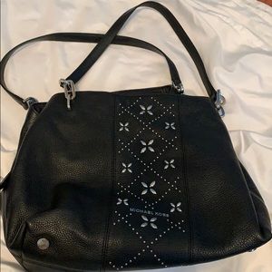 Black soft leather Michael Kors bag